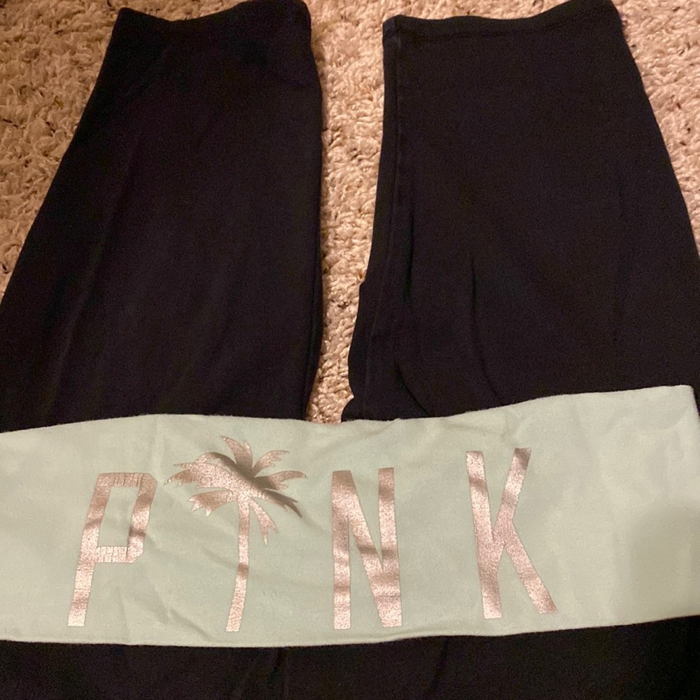 PINK crop leggings